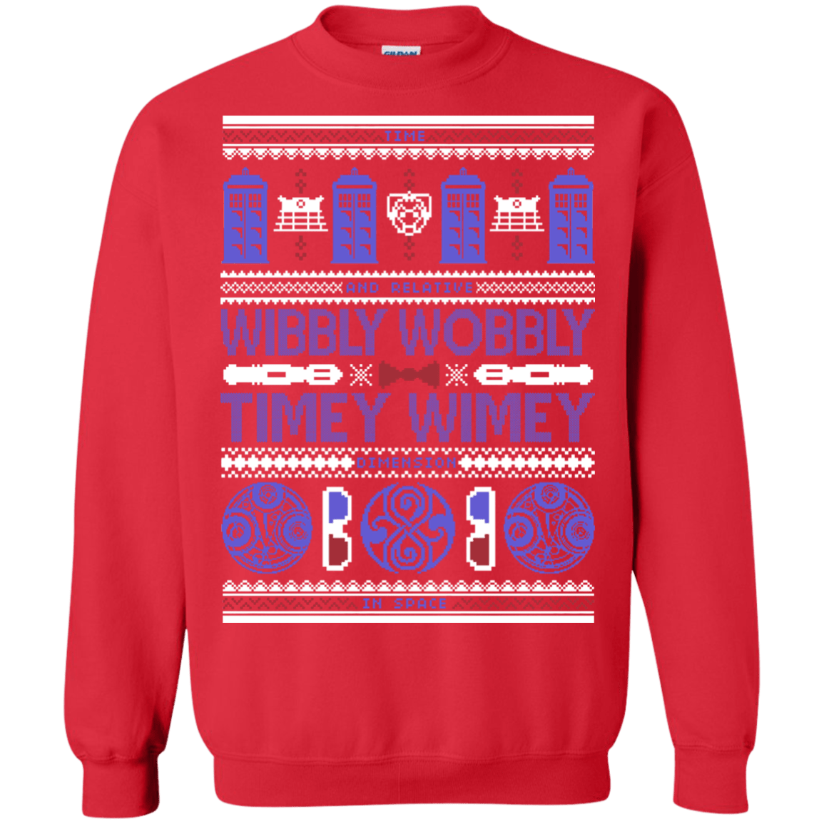 Sweatshirts Red / Small Ugly Who Crewneck Sweatshirt