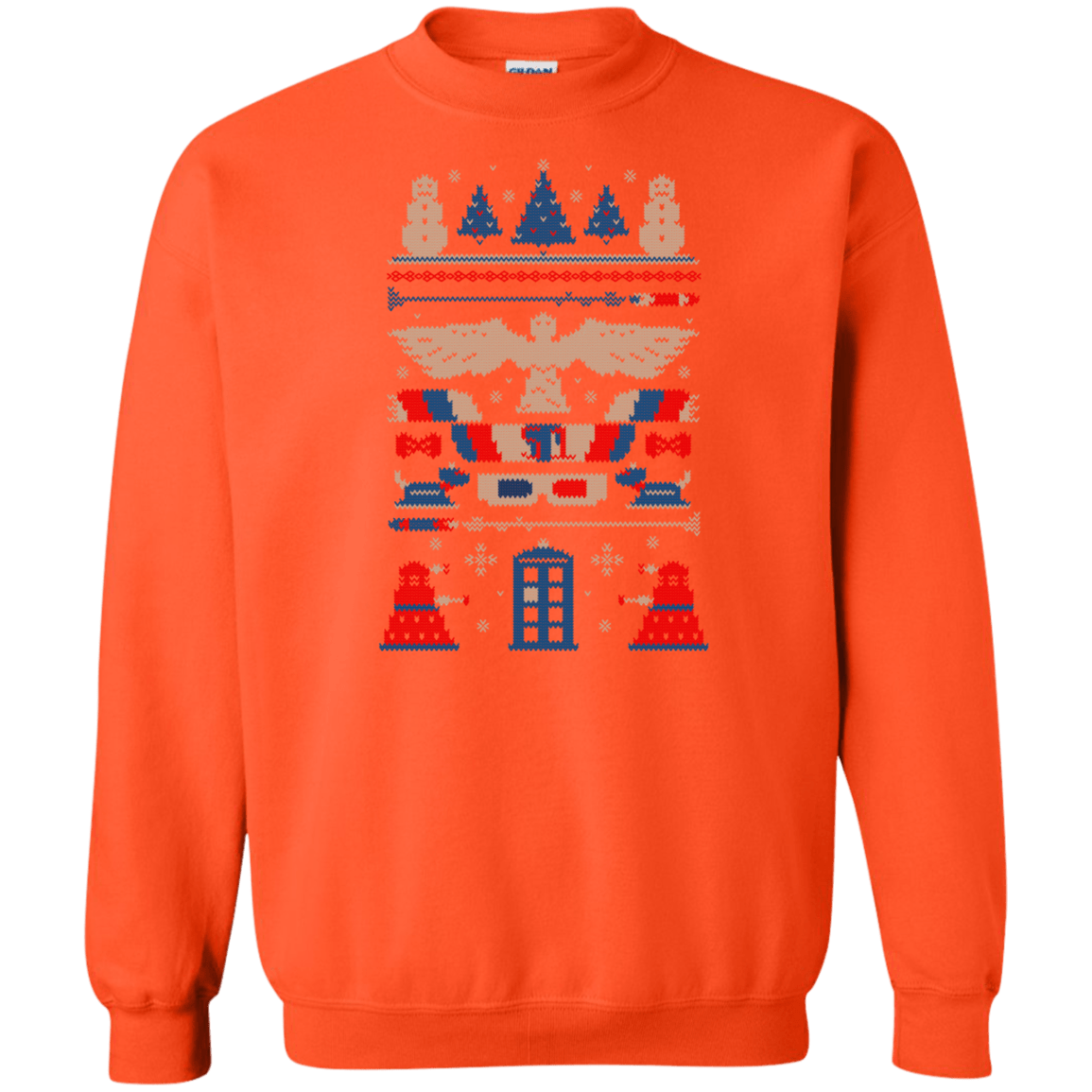Sweatshirts Orange / Small Ugly Who Sweater Crewneck Sweatshirt