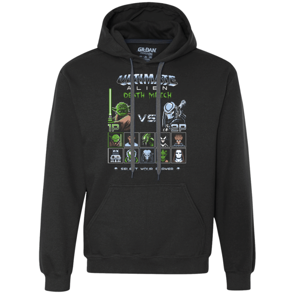 Sweatshirts Black / Small Ultimate alien deathmatch Premium Fleece Hoodie