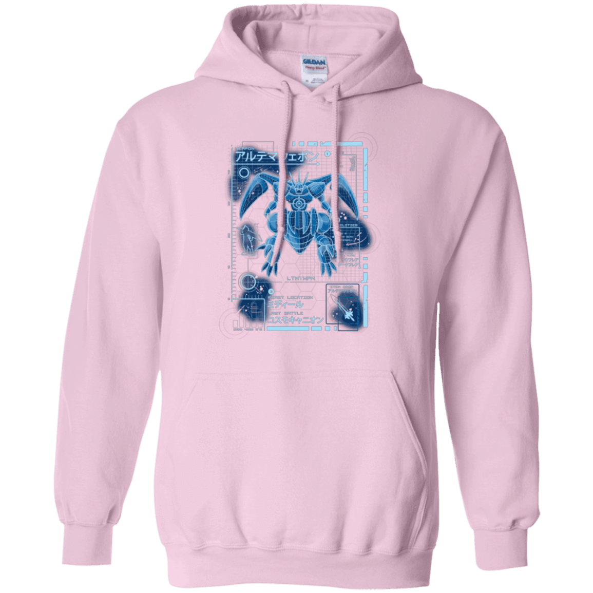 Sweatshirts Light Pink / Small ULTIMATE BLUE PRINT Pullover Hoodie