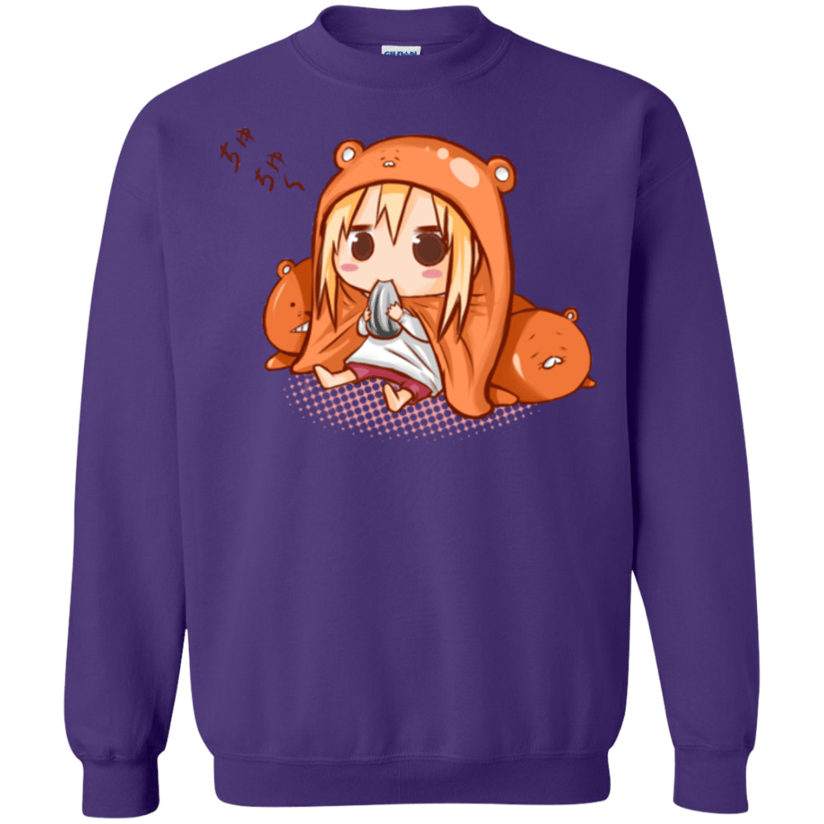 Sweatshirts Purple / Small Umaru Chan Crewneck Sweatshirt