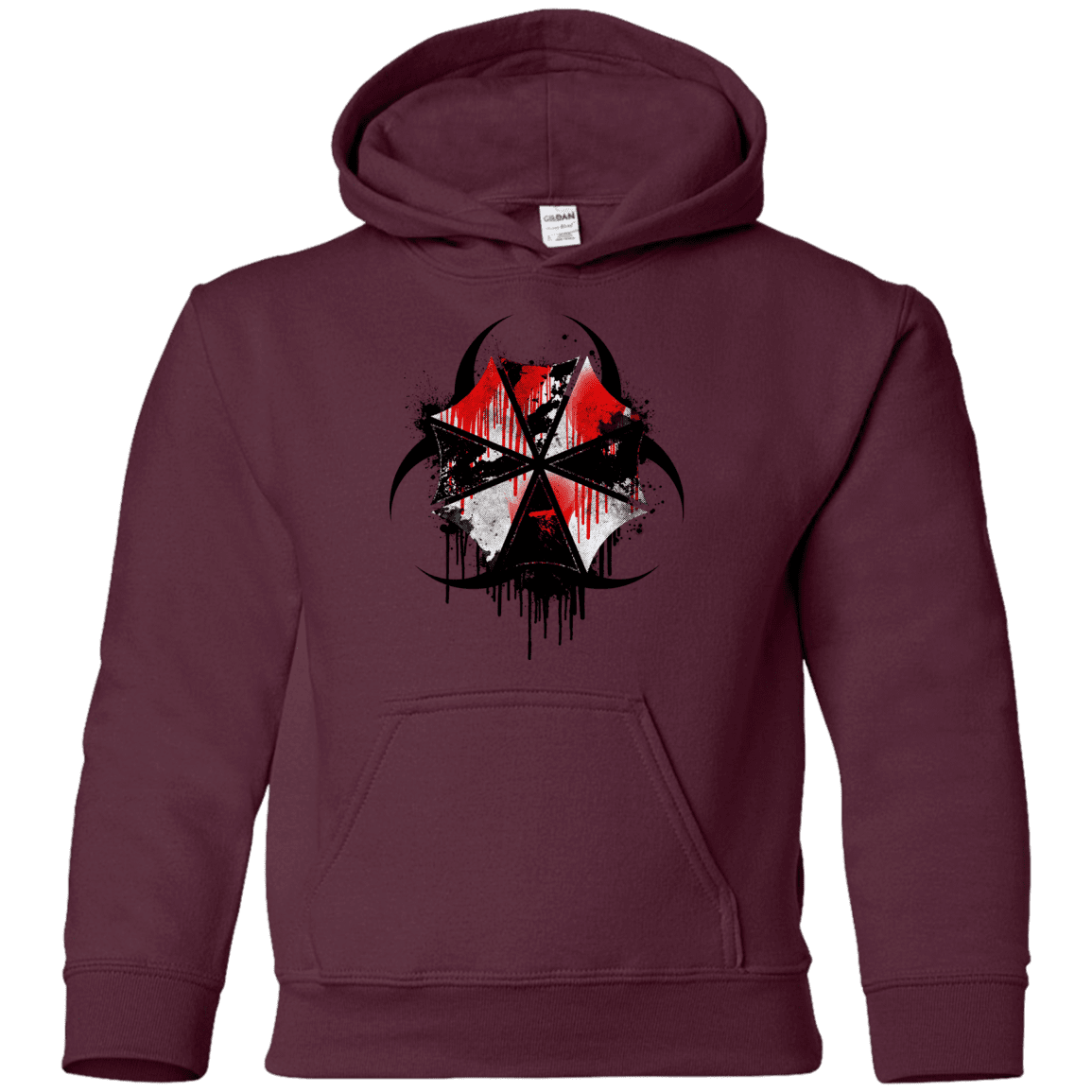 Sweatshirts Maroon / YS Umbrella Corp Youth Hoodie