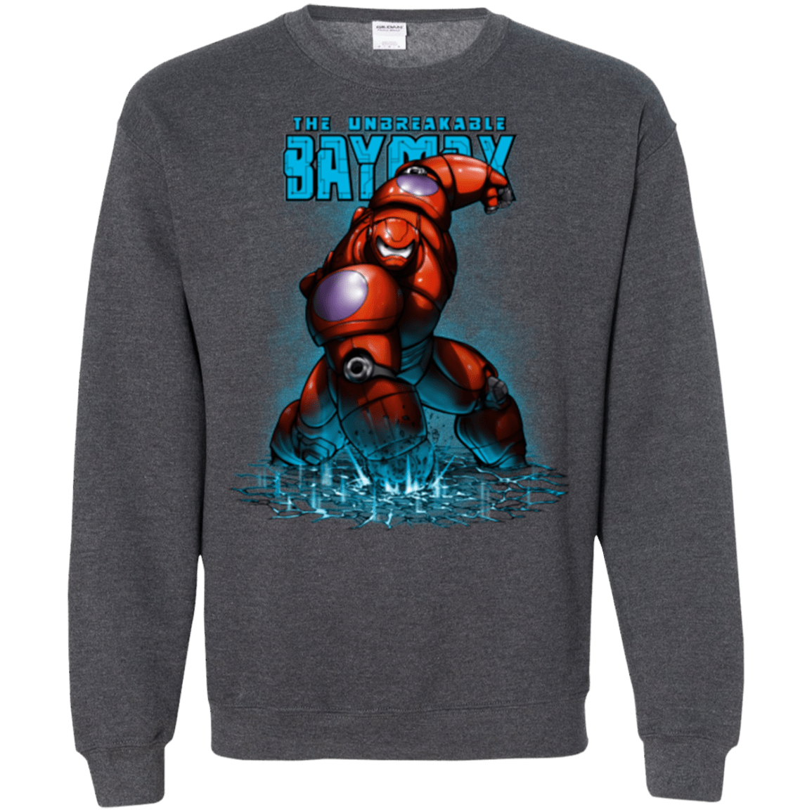 Sweatshirts Dark Heather / Small Unbreakable Hero Crewneck Sweatshirt
