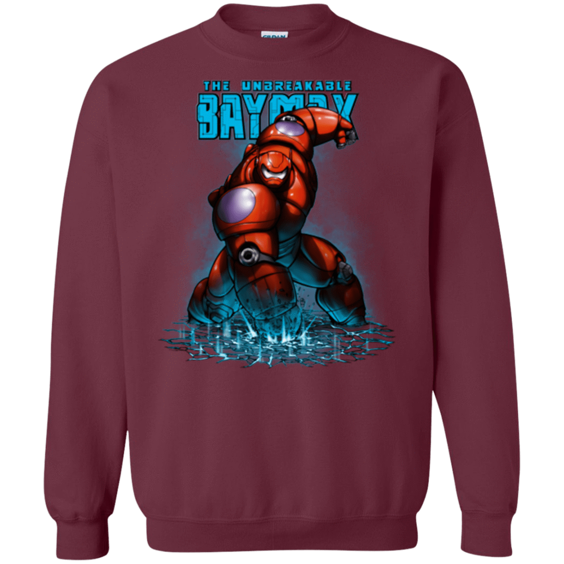 Sweatshirts Maroon / Small Unbreakable Hero Crewneck Sweatshirt