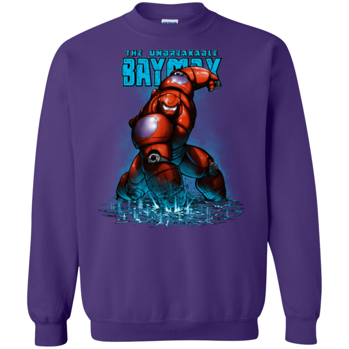 Sweatshirts Purple / Small Unbreakable Hero Crewneck Sweatshirt