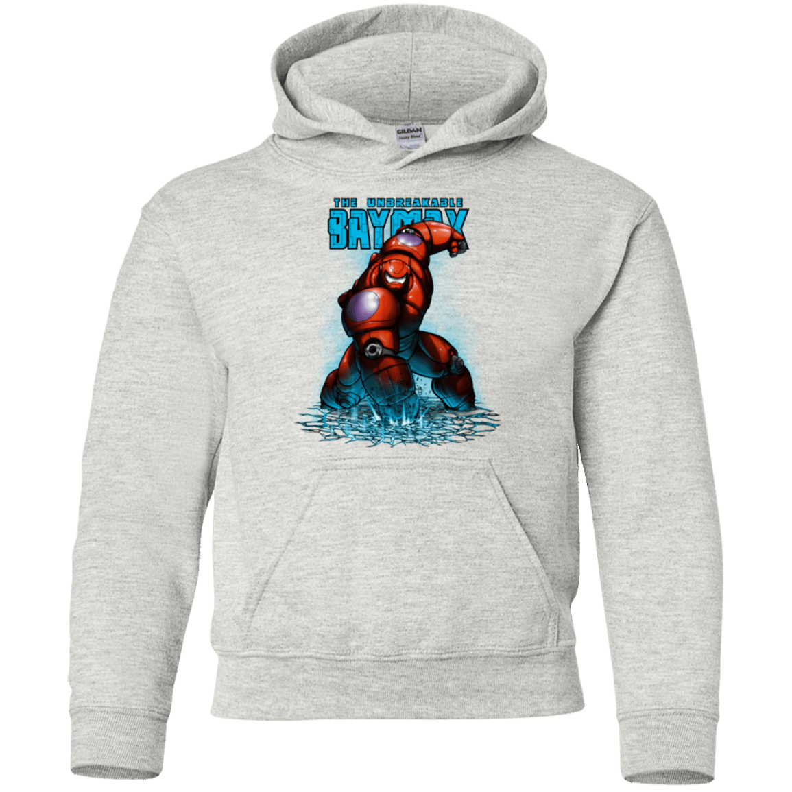Sweatshirts Ash / YS Unbreakable Hero Youth Hoodie