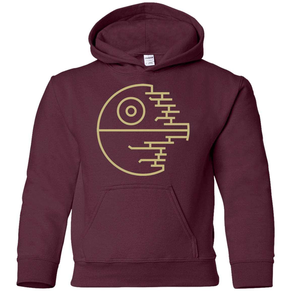 Sweatshirts Maroon / YS Under Construction Youth Hoodie