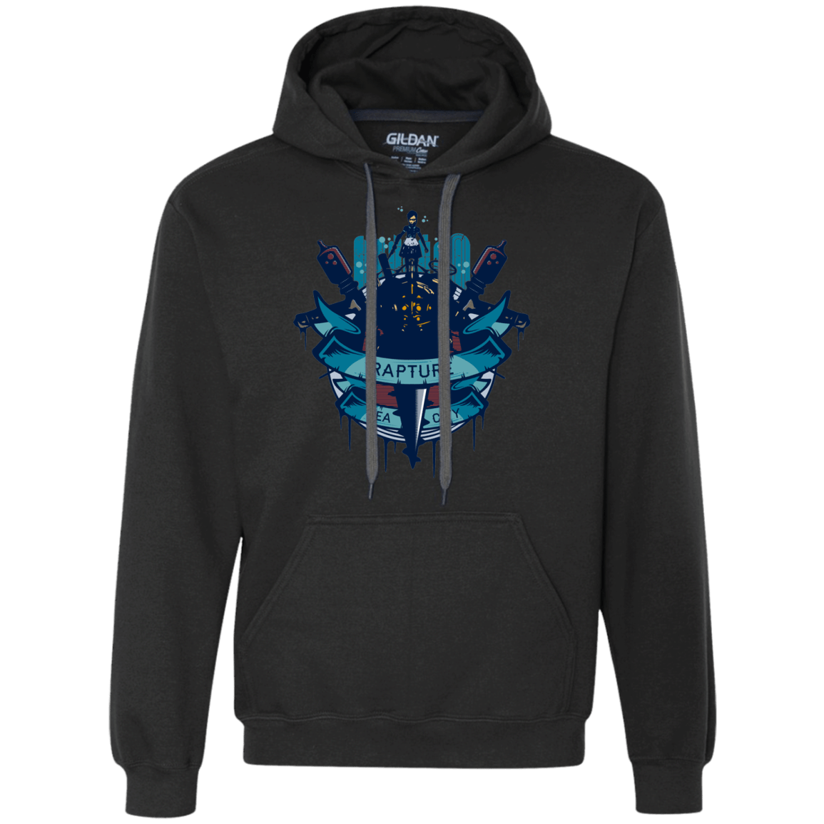 Sweatshirts Black / S Under The Sea Premium Fleece Hoodie