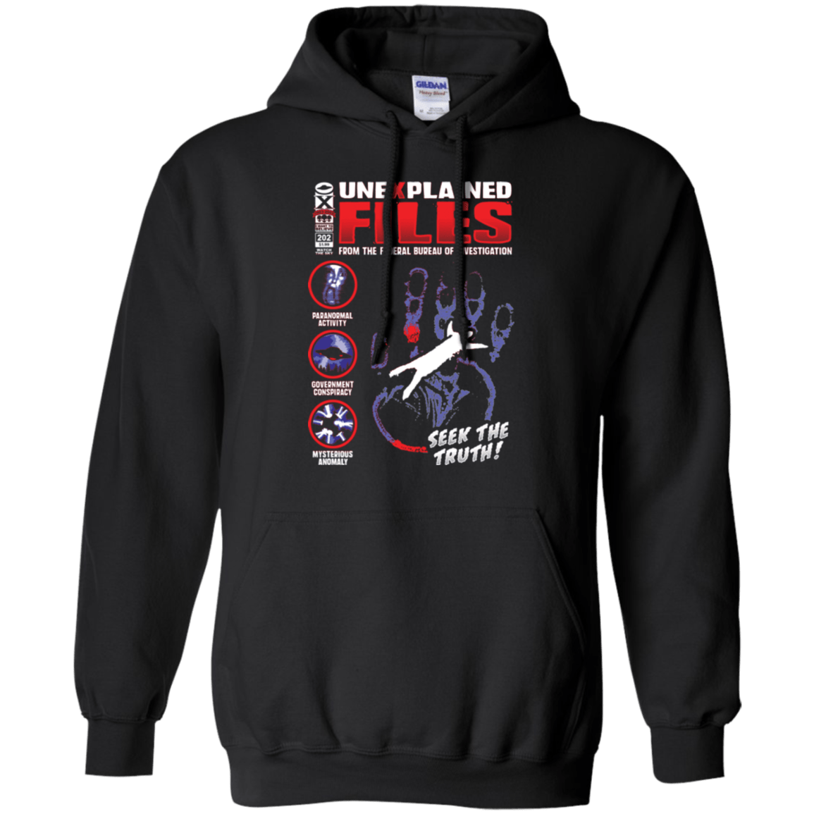 Sweatshirts Black / Small Unexplained Files Pullover Hoodie