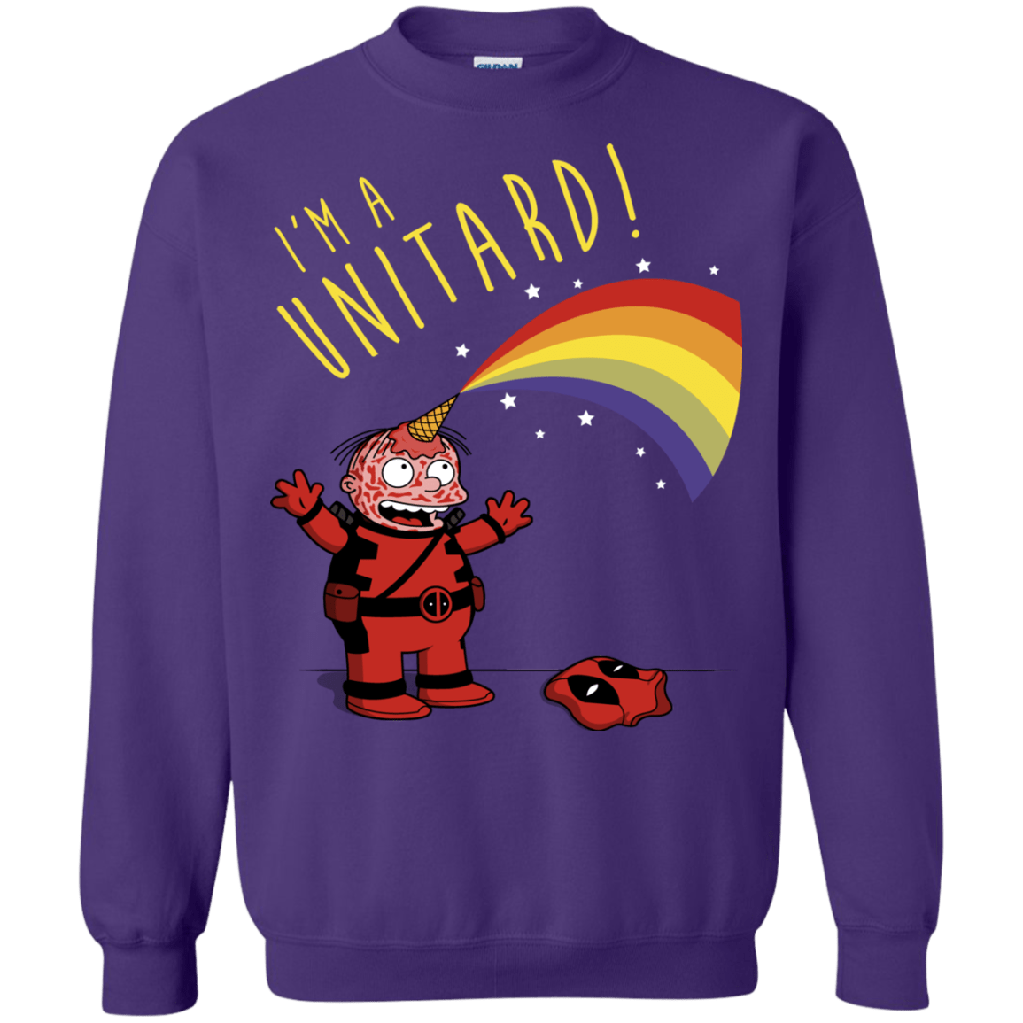 unitard-Raffiti Crewneck Sweatshirt
