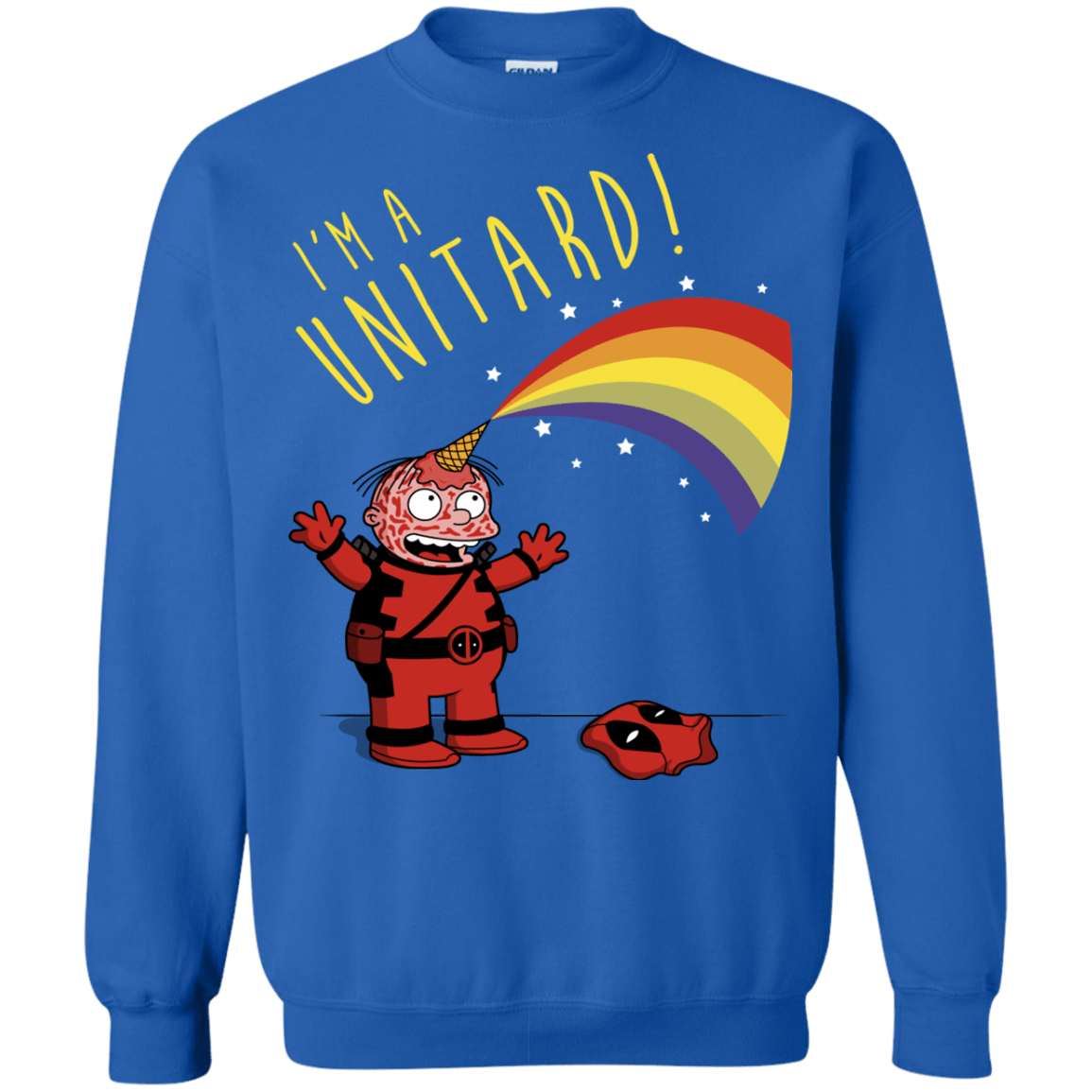 unitard-Raffiti Crewneck Sweatshirt