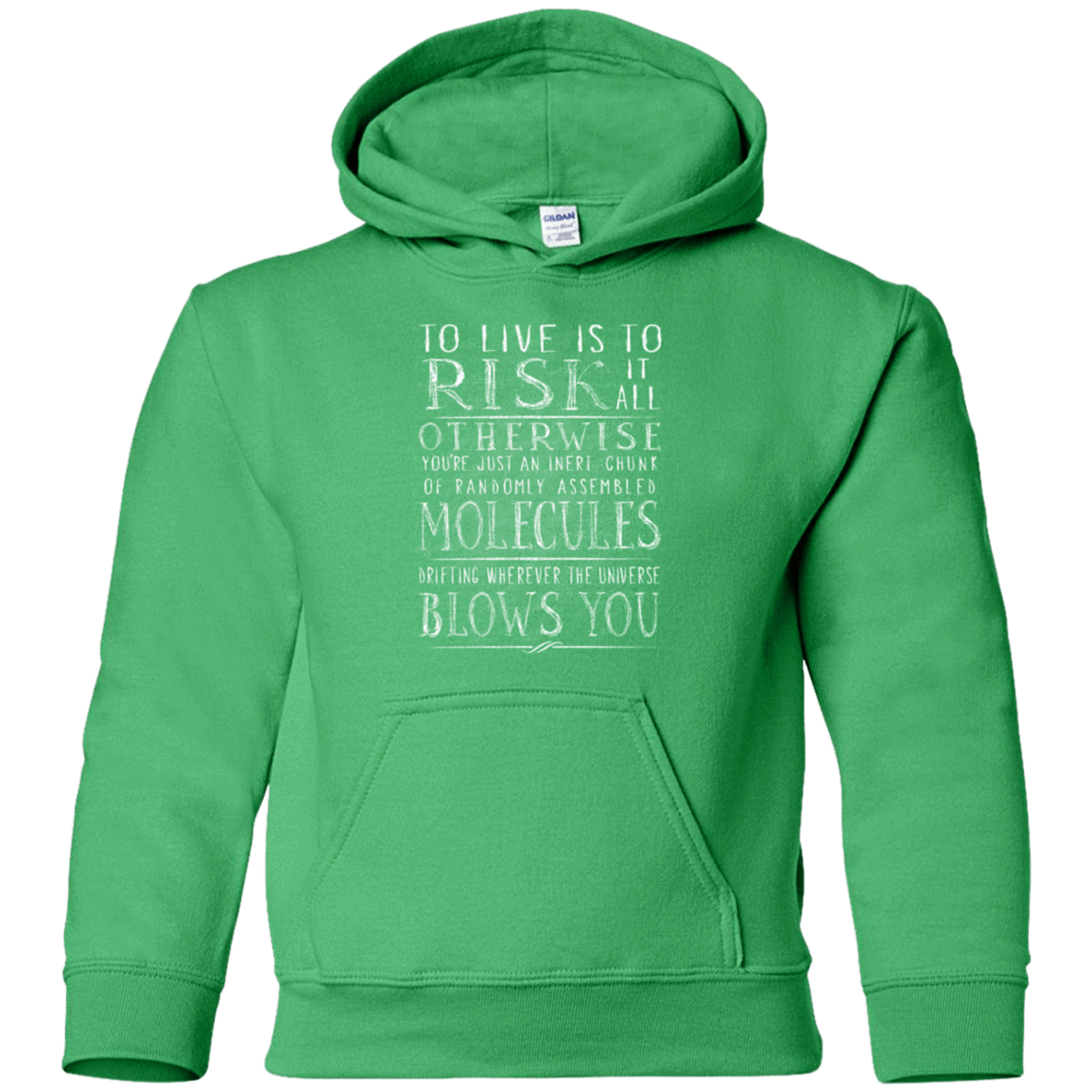Sweatshirts Irish Green / YS Universe Blows Youth Hoodie