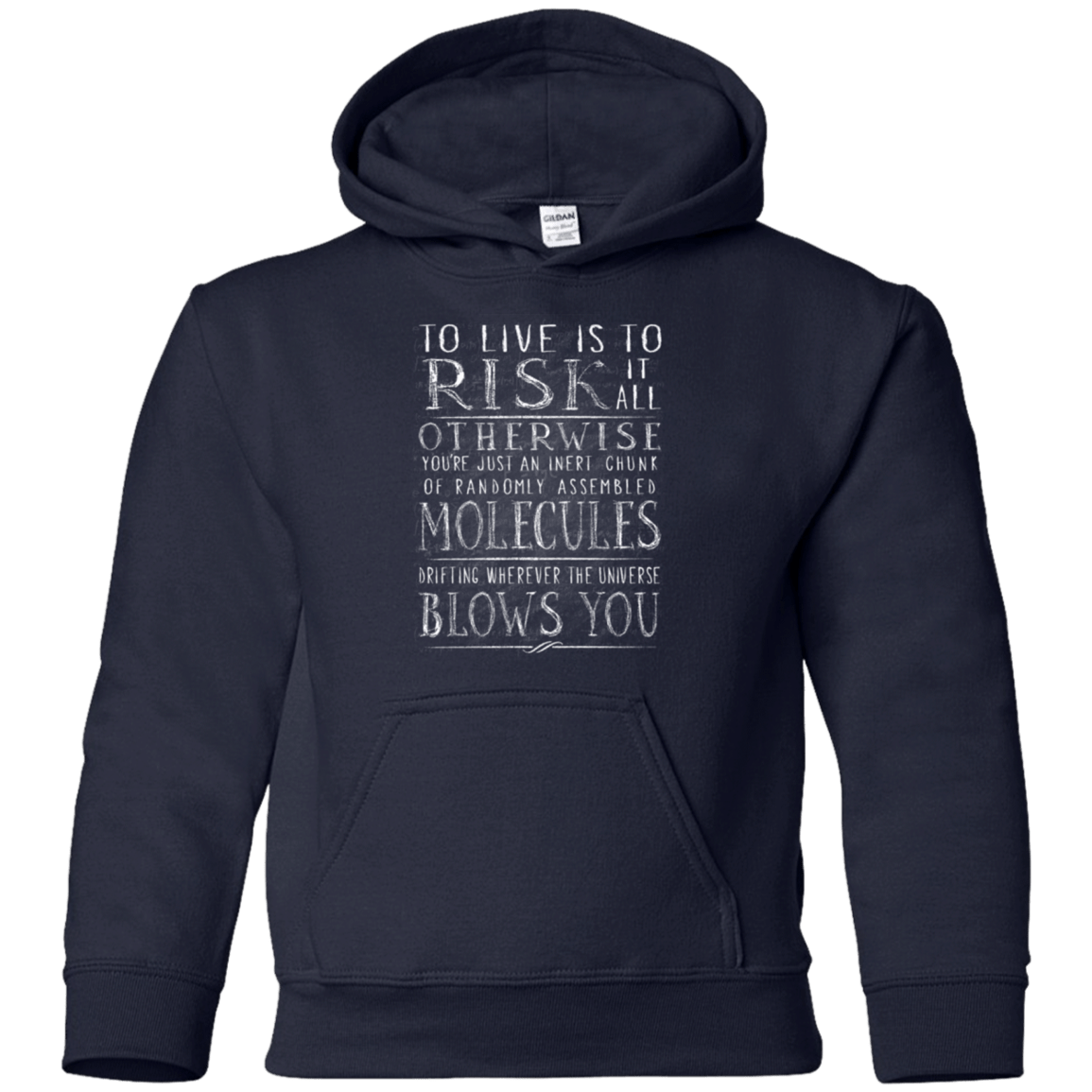 Sweatshirts Navy / YS Universe Blows Youth Hoodie