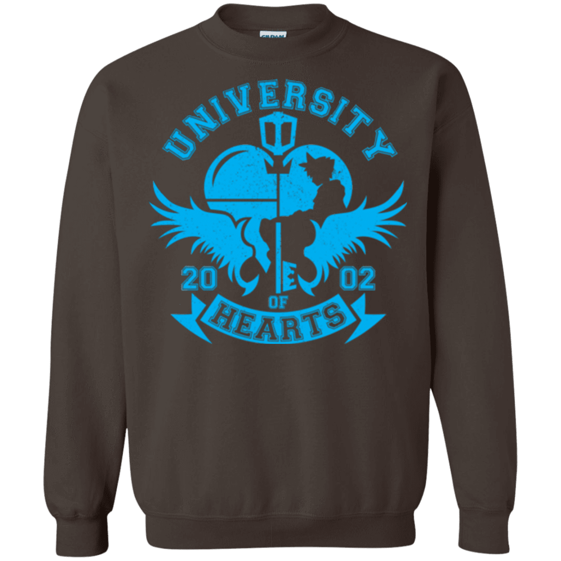 Sweatshirts Dark Chocolate / Small University of Hearts Crewneck Sweatshirt