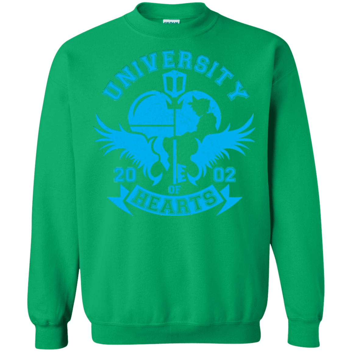 Sweatshirts Irish Green / Small University of Hearts Crewneck Sweatshirt