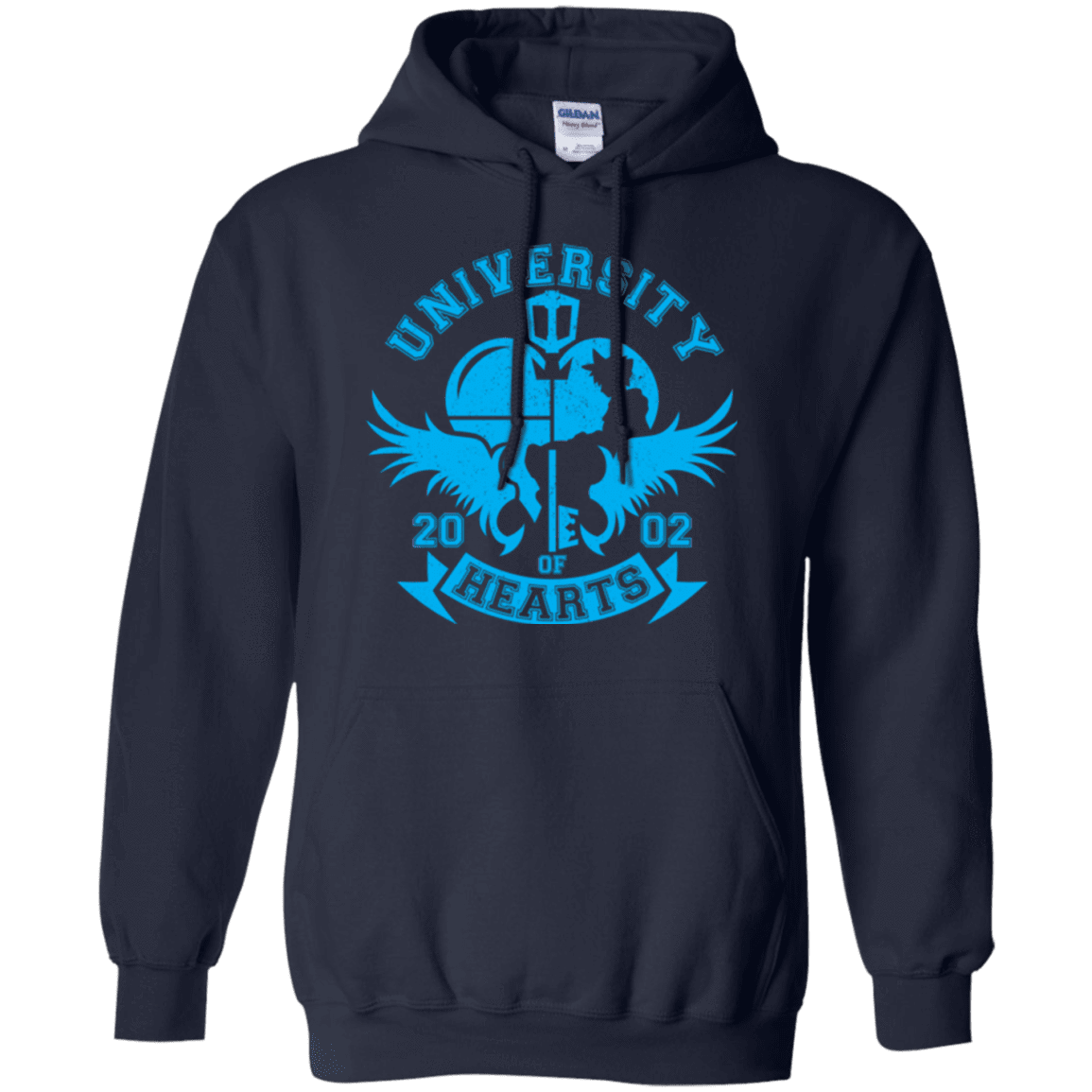 Sweatshirts Navy / Small University of Hearts Pullover Hoodie