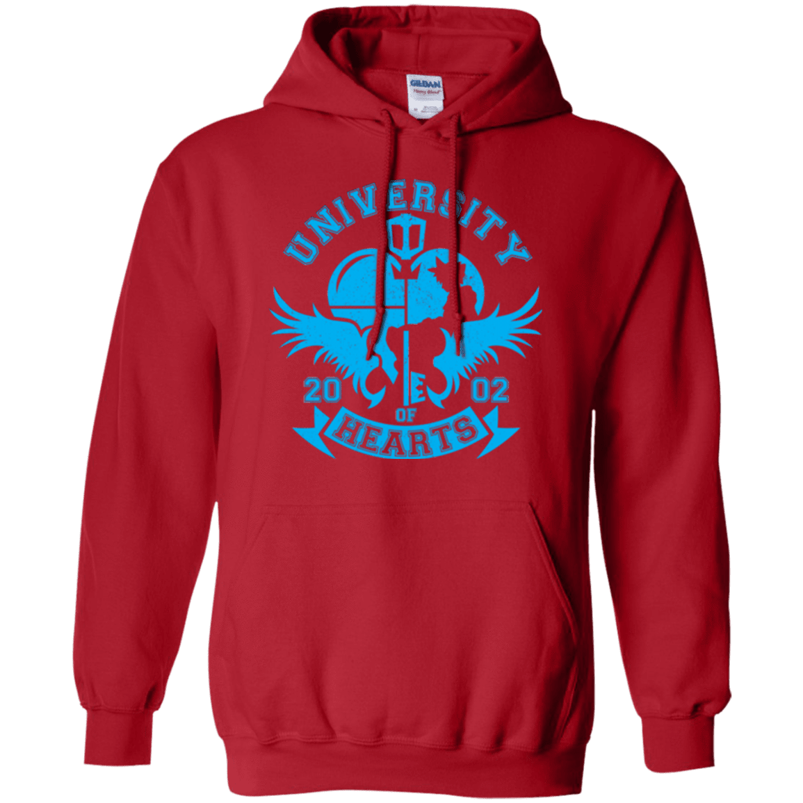 Sweatshirts Red / Small University of Hearts Pullover Hoodie