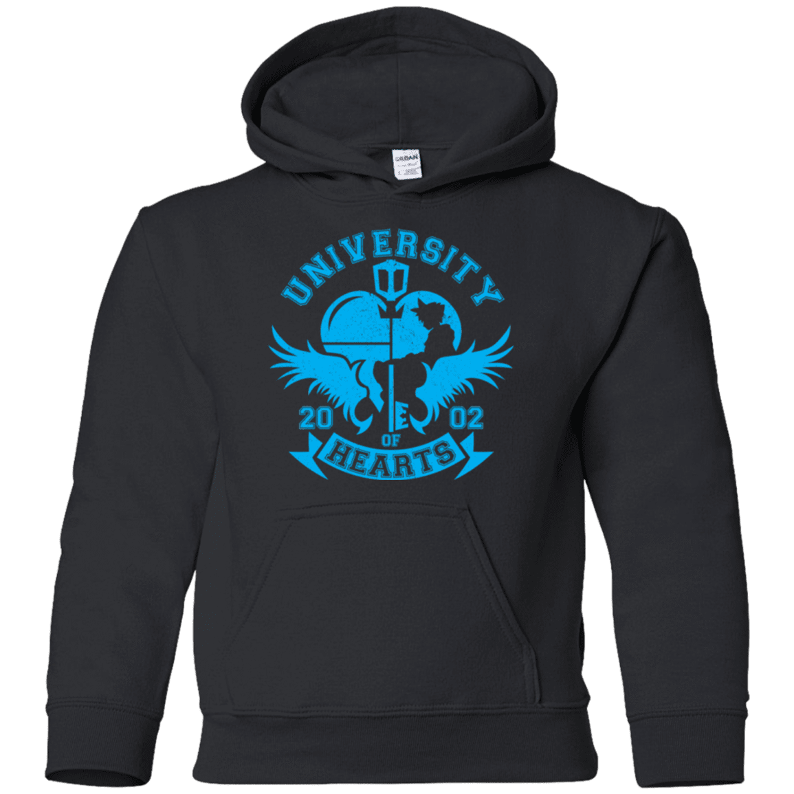 Sweatshirts Black / YS University of Hearts Youth Hoodie