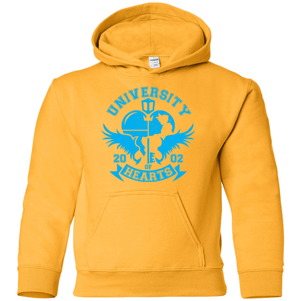 Sweatshirts Gold / YS University of Hearts Youth Hoodie
