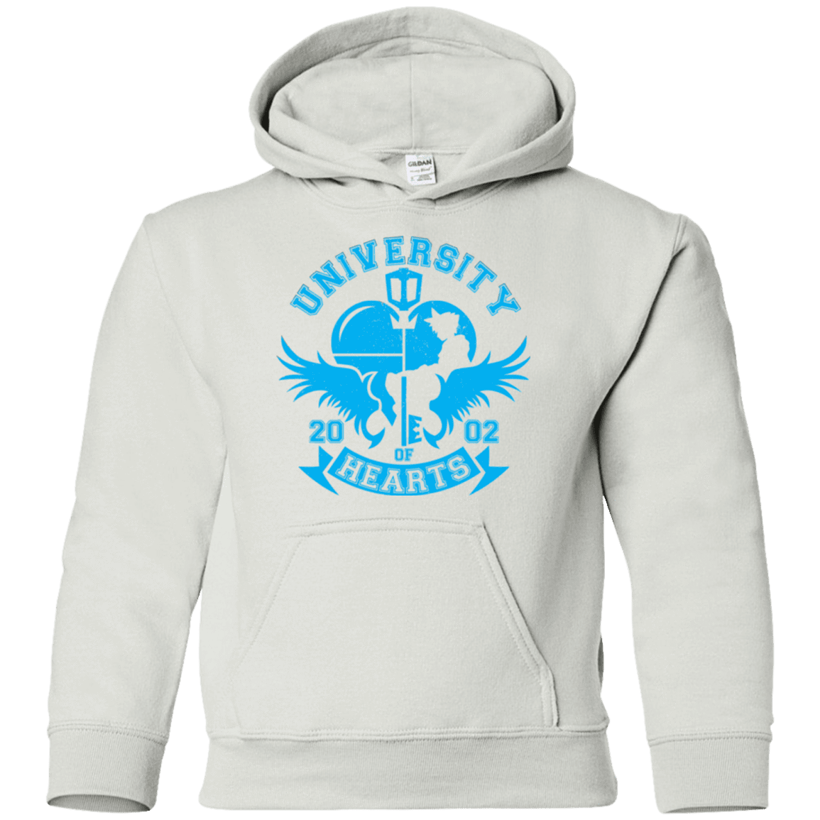 Sweatshirts White / YS University of Hearts Youth Hoodie