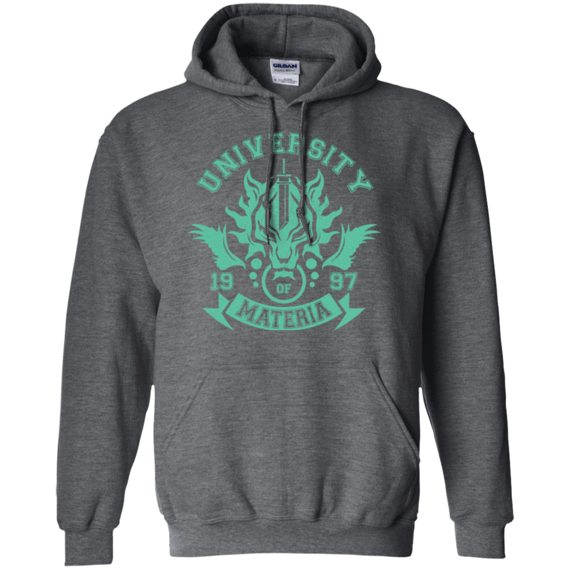 Sweatshirts Dark Heather / Small University of Materia Pullover Hoodie