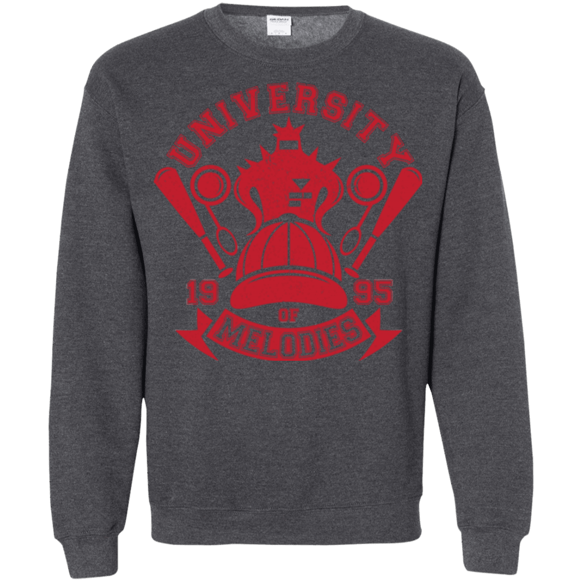 Sweatshirts Dark Heather / Small University of Melodies Crewneck Sweatshirt