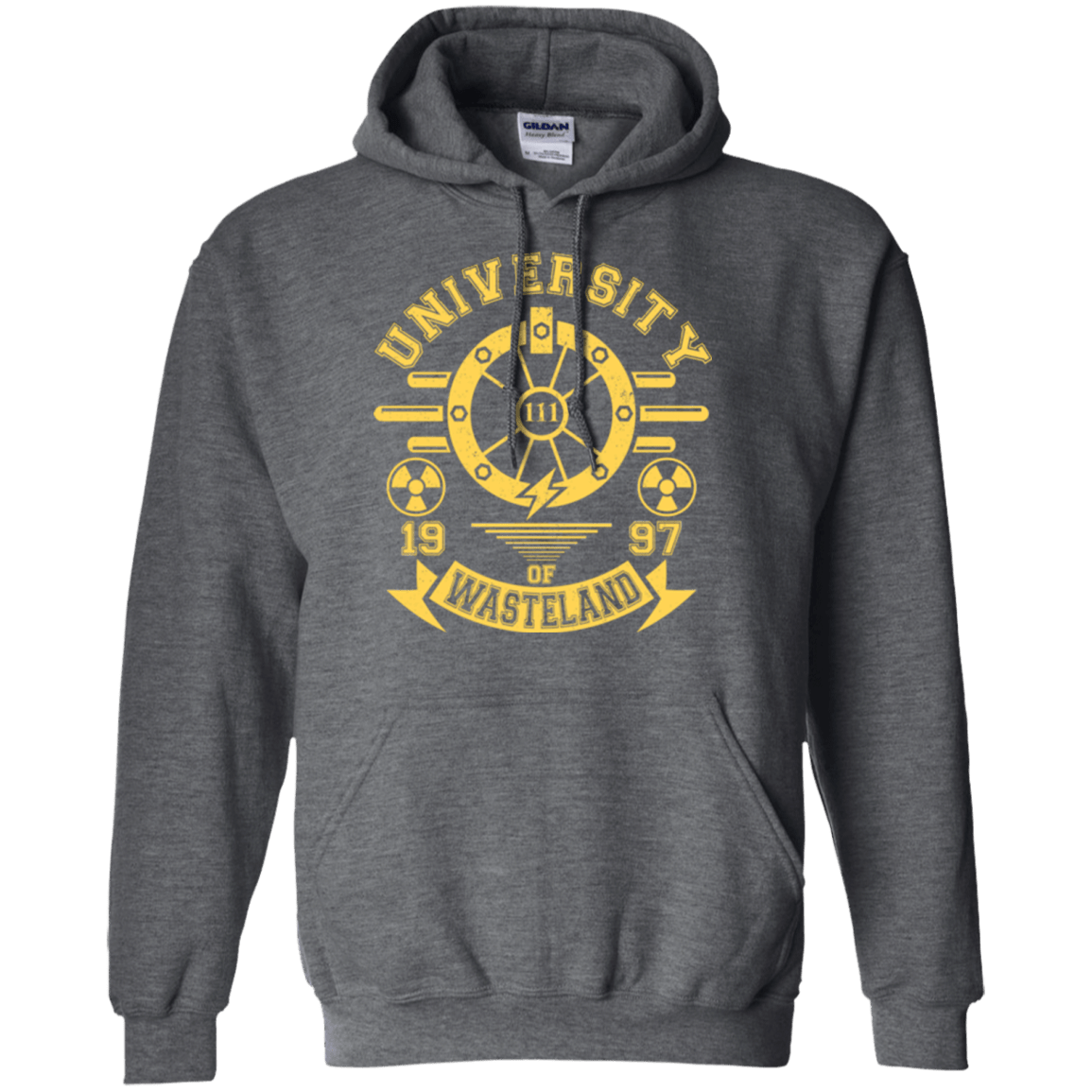 Sweatshirts Dark Heather / Small University of Wasteland Pullover Hoodie