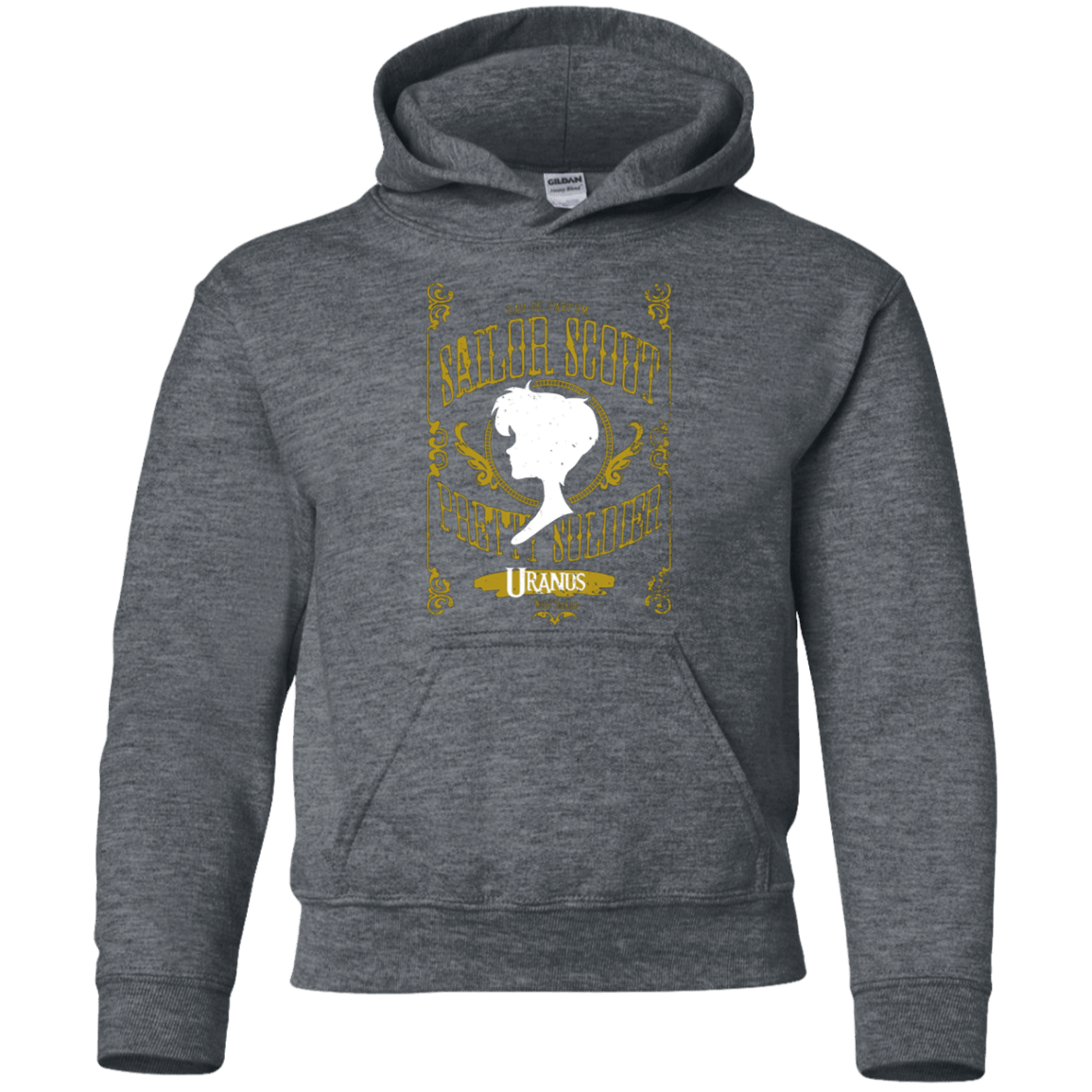 Sweatshirts Dark Heather / YS Uranus Youth Hoodie