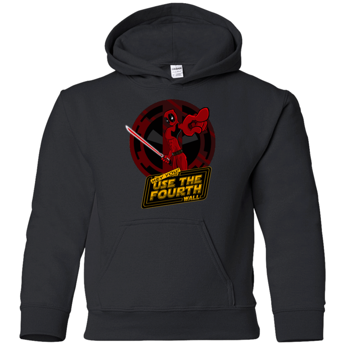 Sweatshirts Black / YS Use The Fourth Wall Youth Hoodie