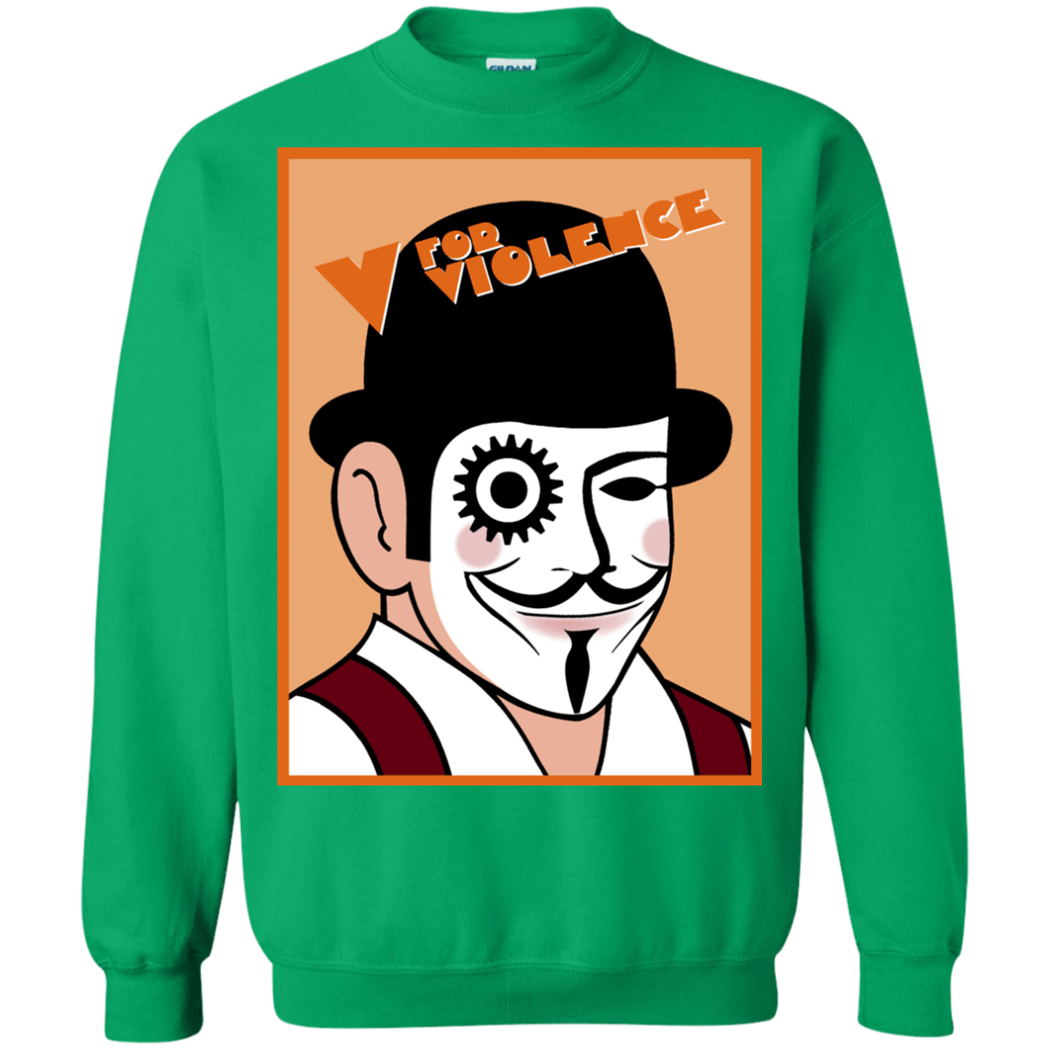 Sweatshirts Irish Green / Small V for Violence Crewneck Sweatshirt