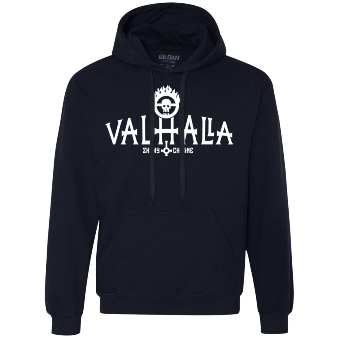 Sweatshirts Navy / Small Valhalla Shiny & Chrome Premium Fleece Hoodie