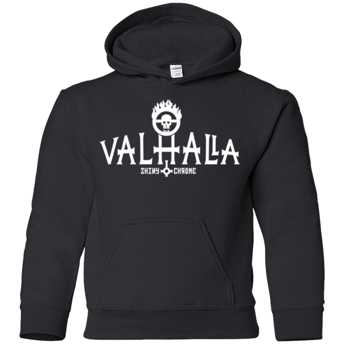 Sweatshirts Black / YS Valhalla Shiny & Chrome Youth Hoodie