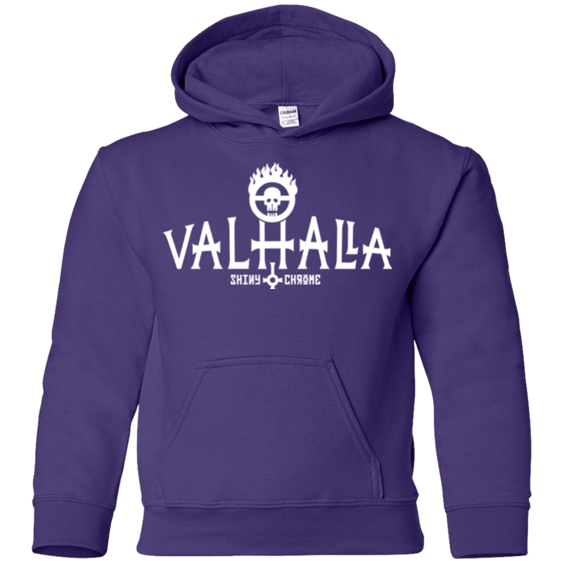 Sweatshirts Purple / YS Valhalla Shiny & Chrome Youth Hoodie