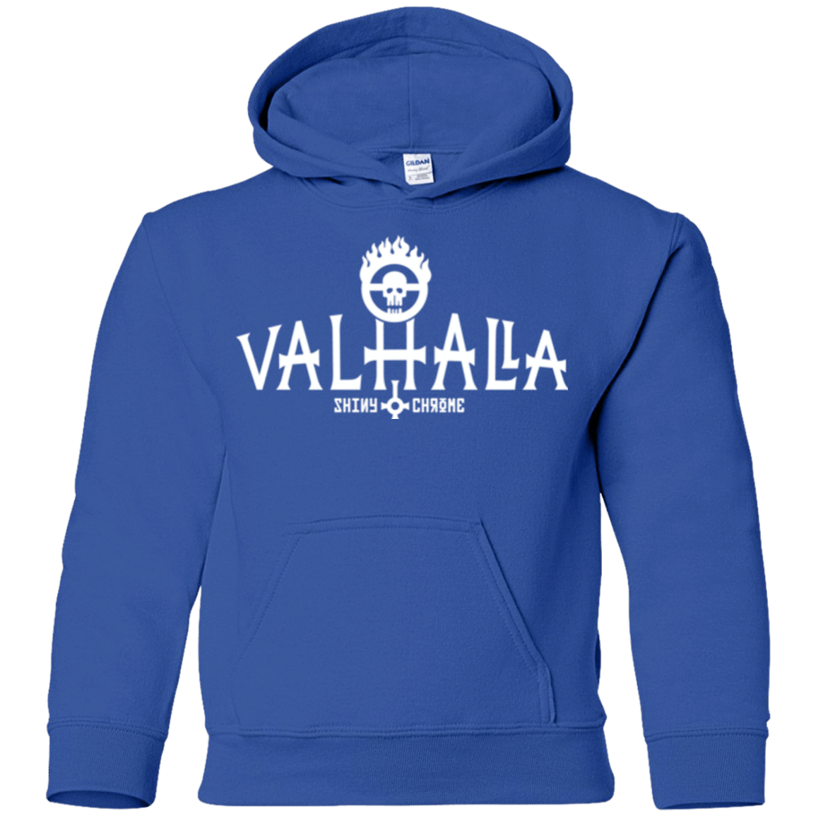 Sweatshirts Royal / YS Valhalla Shiny & Chrome Youth Hoodie