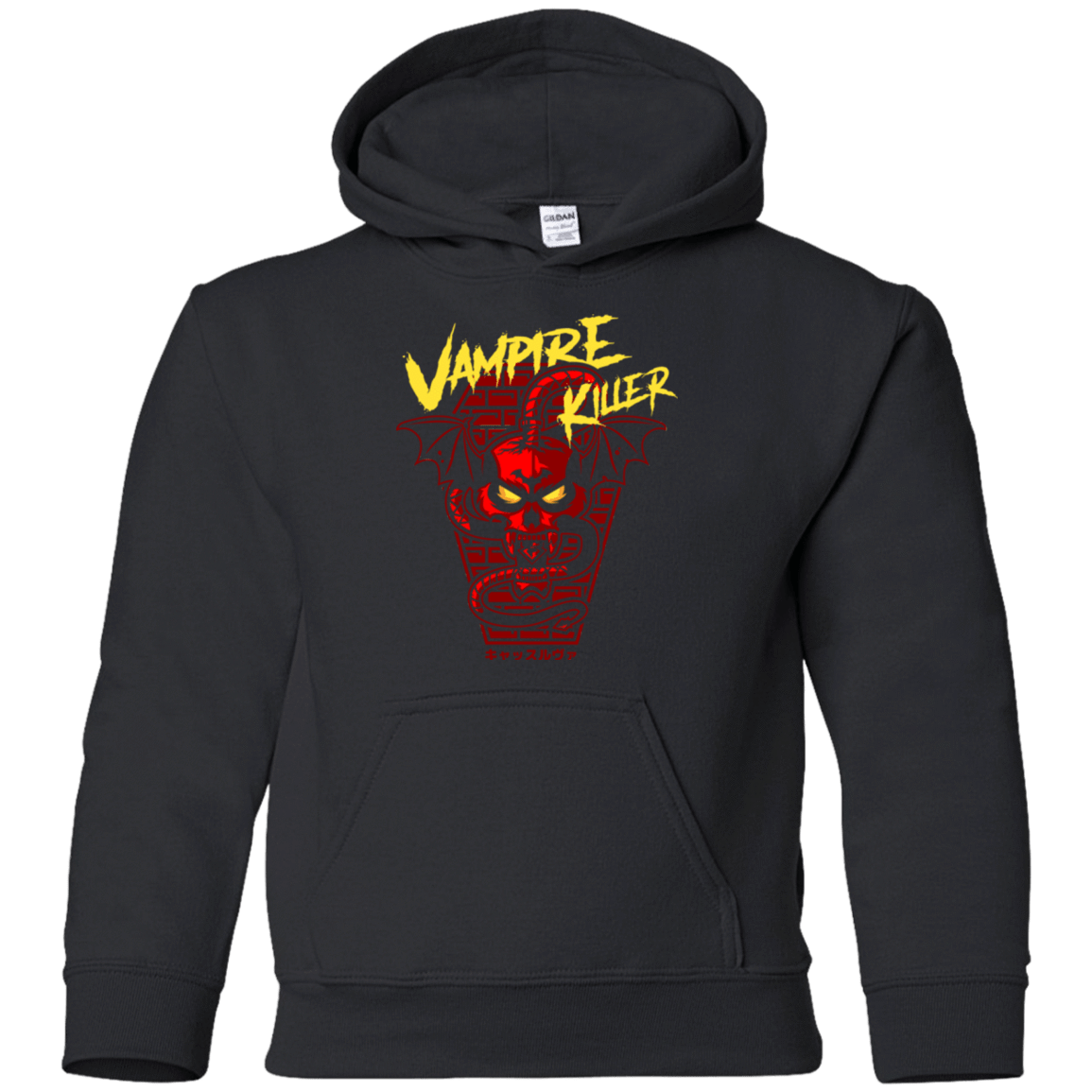 Sweatshirts Black / YS Vampire Killer Punk Youth Hoodie