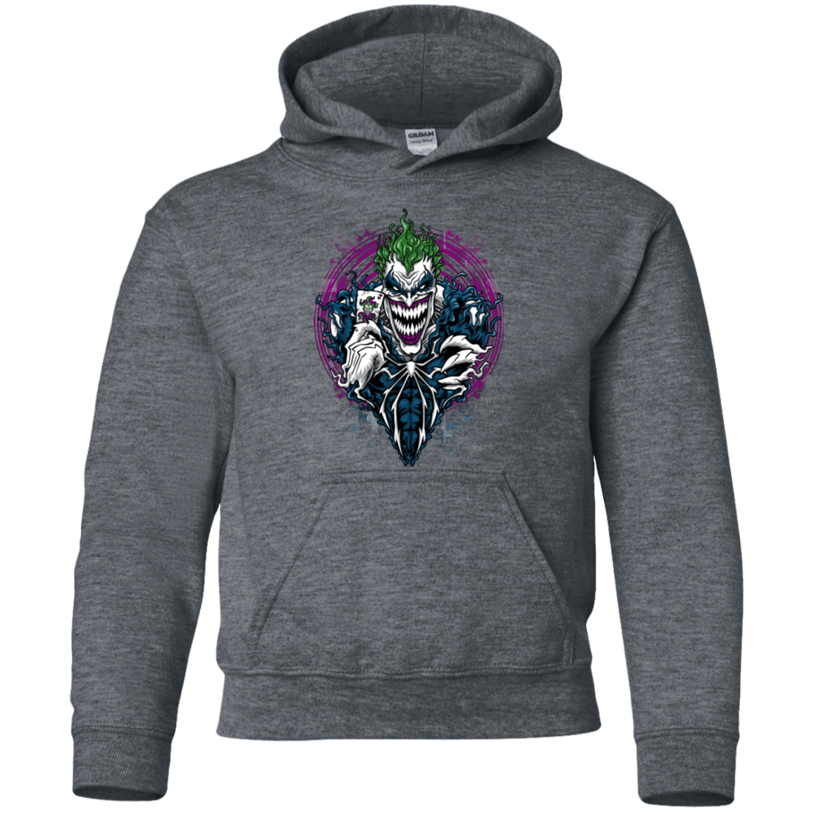 Sweatshirts Dark Heather / YS Venomous Joke Youth Hoodie