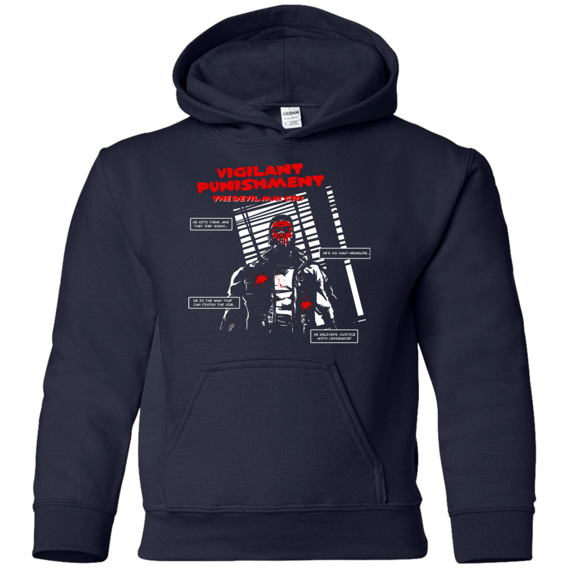 Sweatshirts Navy / YS Vigilant Youth Hoodie