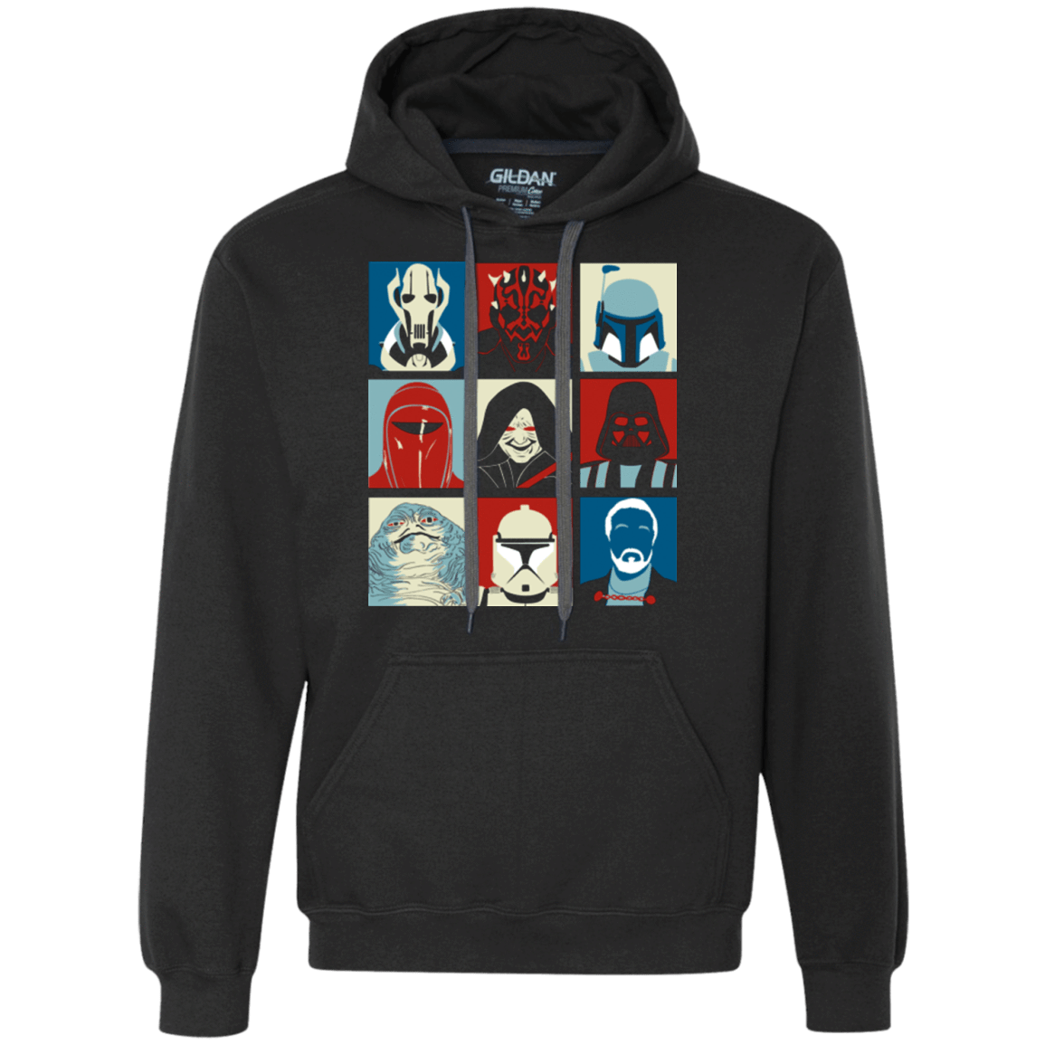 Sweatshirts Black / Small Villain Wars Pop Premium Fleece Hoodie