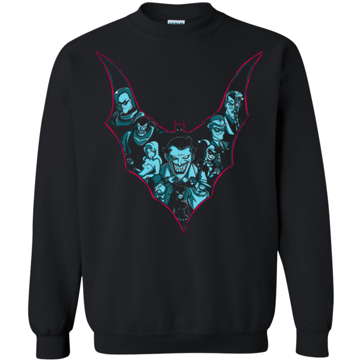 Sweatshirts Black / Small VILLAINS SHADOWS Crewneck Sweatshirt