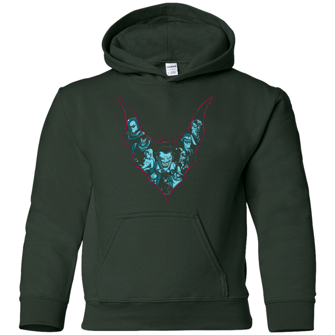 Sweatshirts Forest Green / YS VILLAINS SHADOWS Youth Hoodie