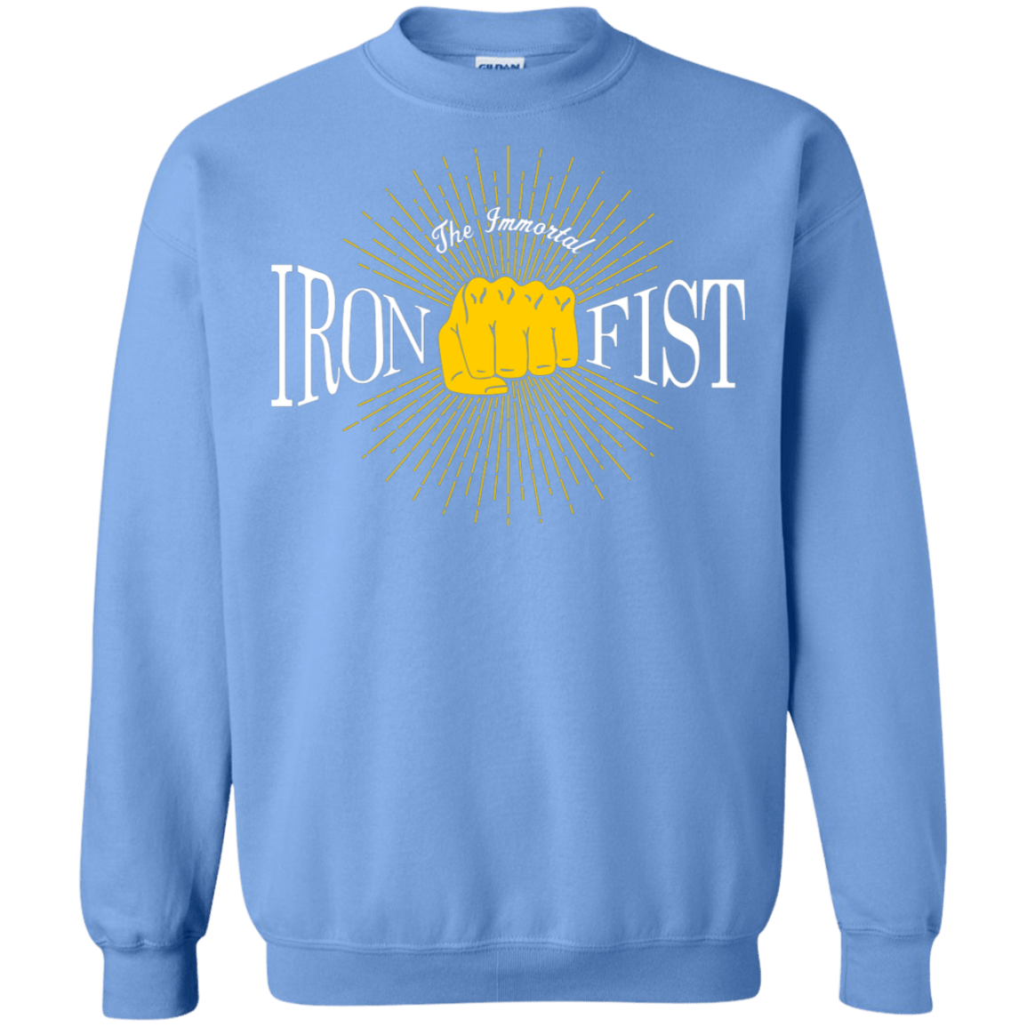 Sweatshirts Carolina Blue / S Vintage Immortal Iron Fist Crewneck Sweatshirt