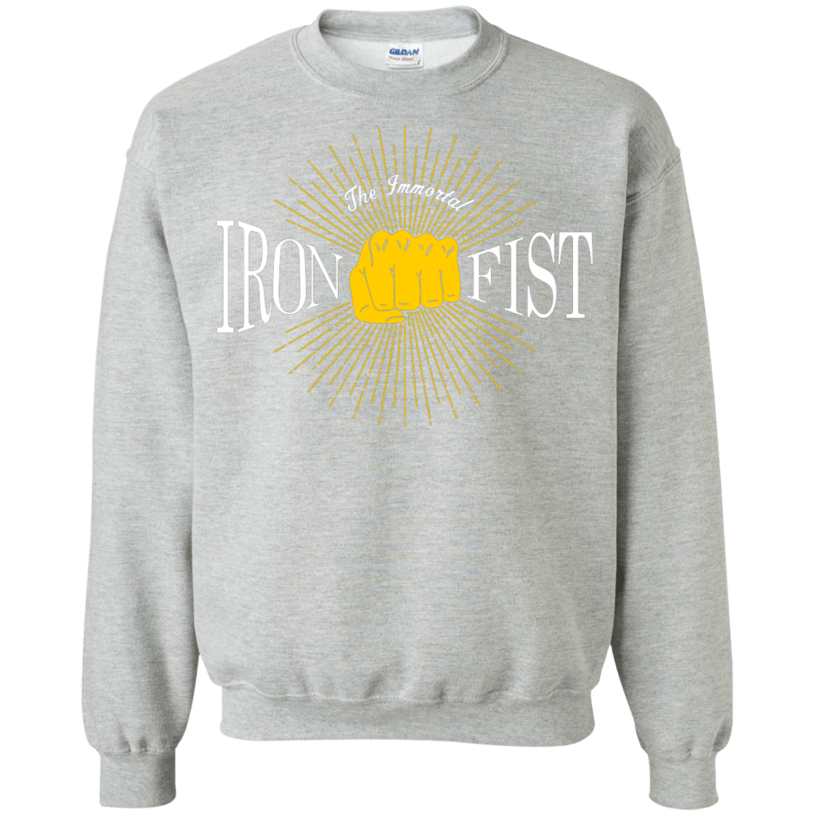 Sweatshirts Sport Grey / S Vintage Immortal Iron Fist Crewneck Sweatshirt