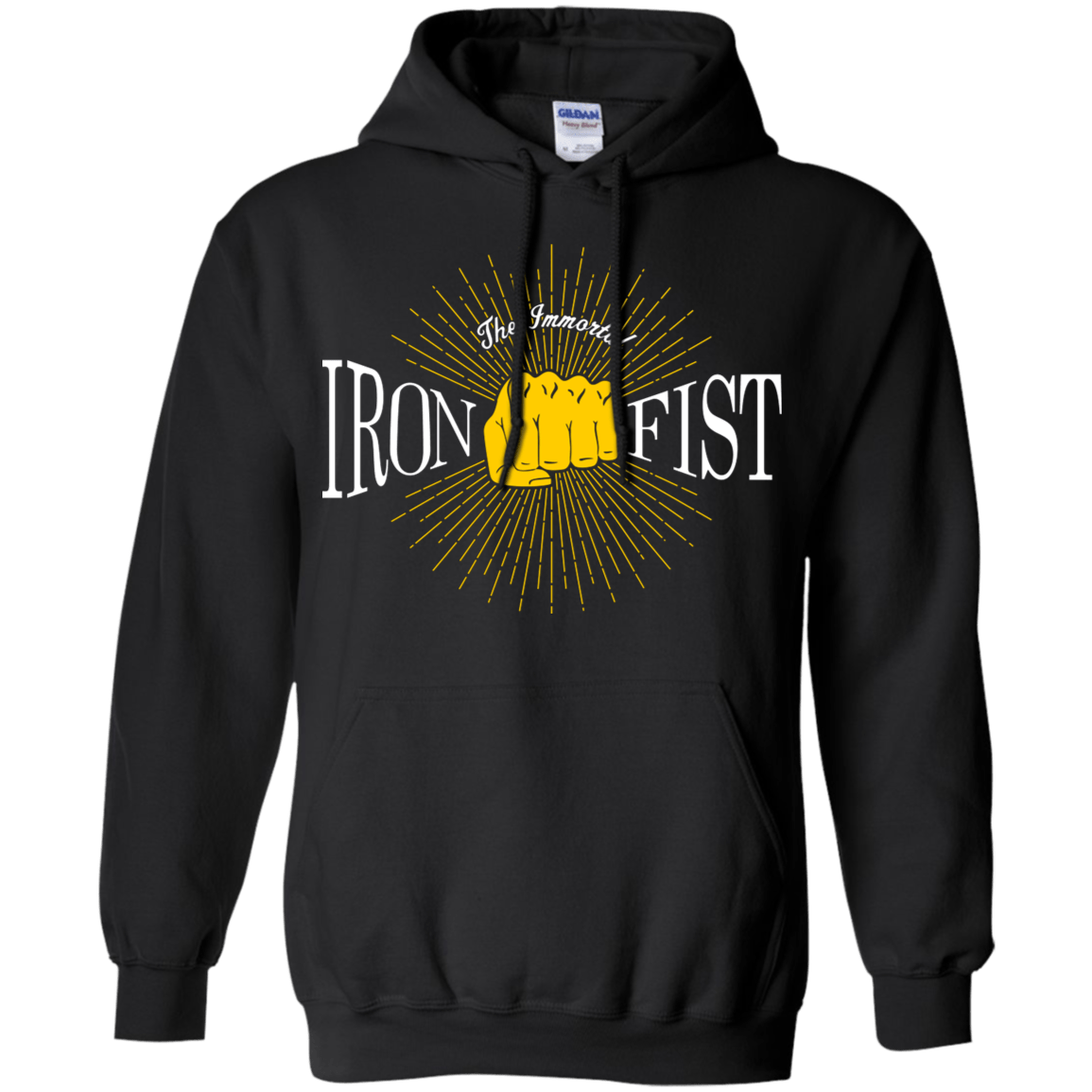 Sweatshirts Black / S Vintage Immortal Iron Fist Pullover Hoodie