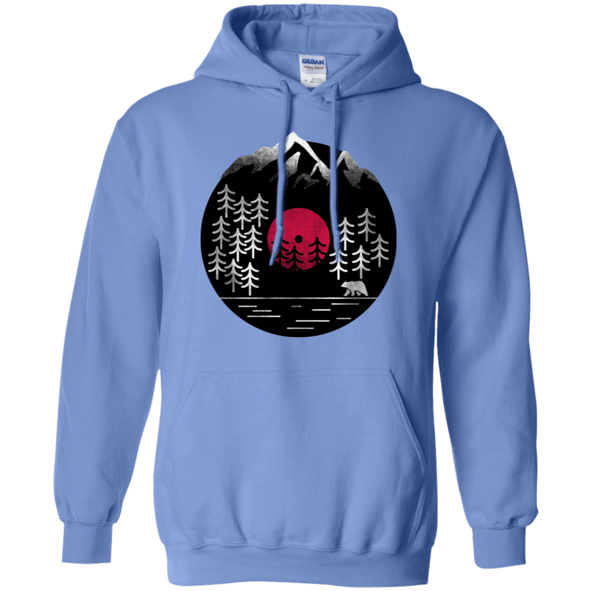 Sweatshirts Carolina Blue / S Vinyl Nature Pullover Hoodie