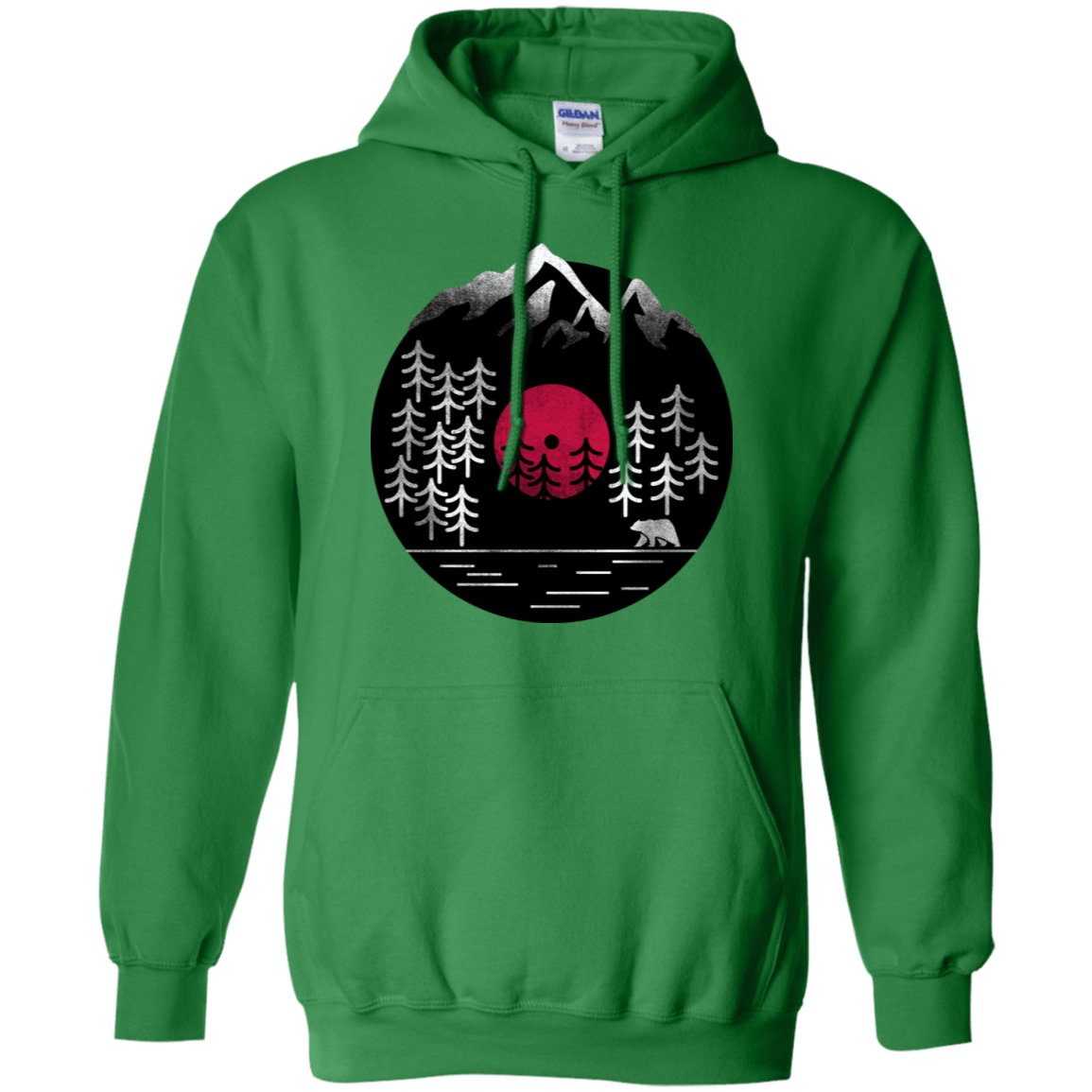 Sweatshirts Irish Green / S Vinyl Nature Pullover Hoodie