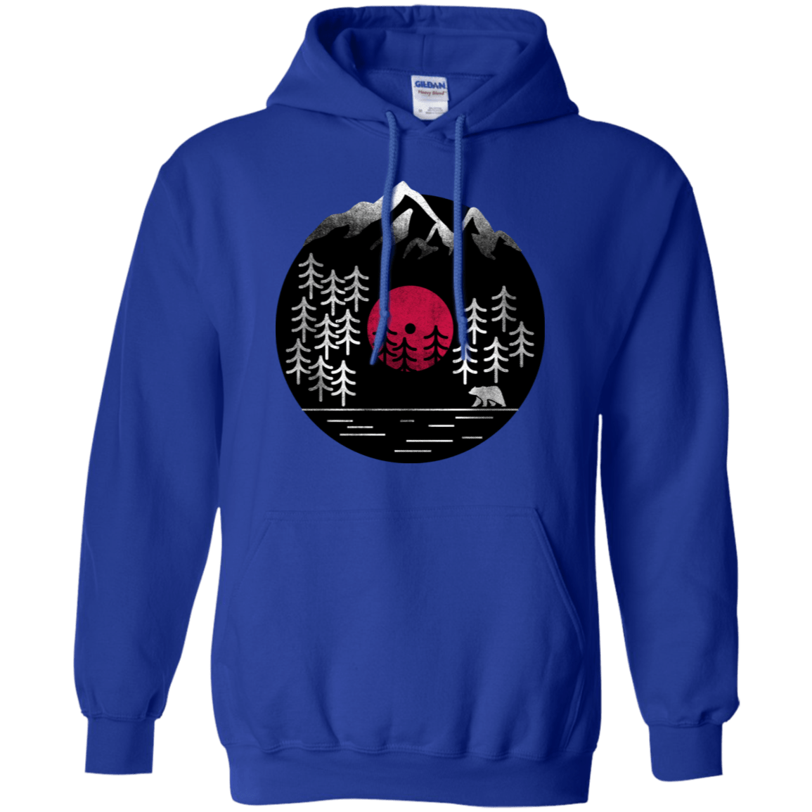 Sweatshirts Royal / S Vinyl Nature Pullover Hoodie