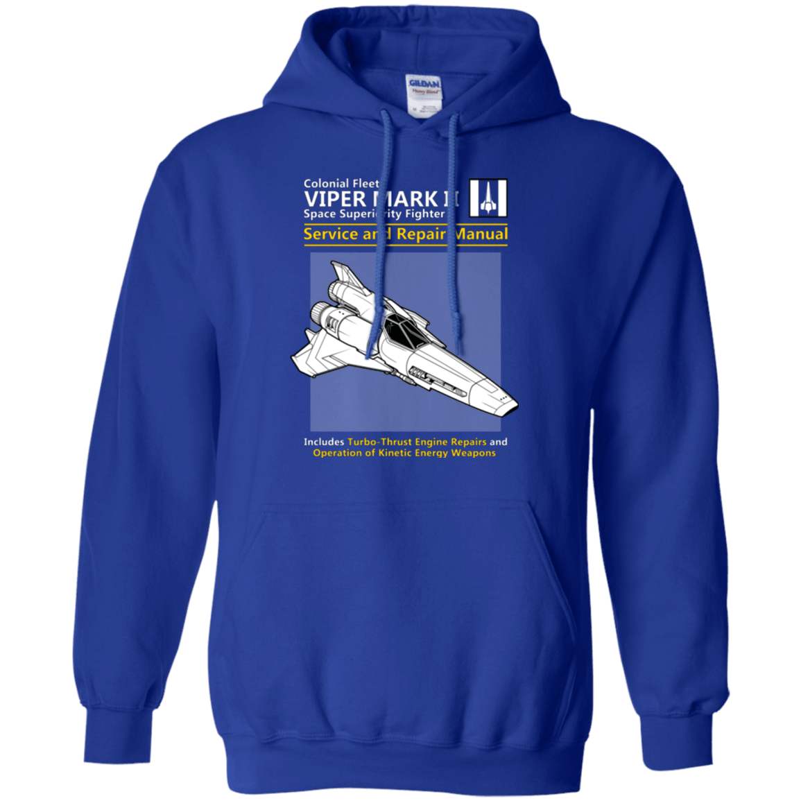 Sweatshirts Royal / Small VIPER SERVICE AND REPAIR MANUAL Pullover Hoodie