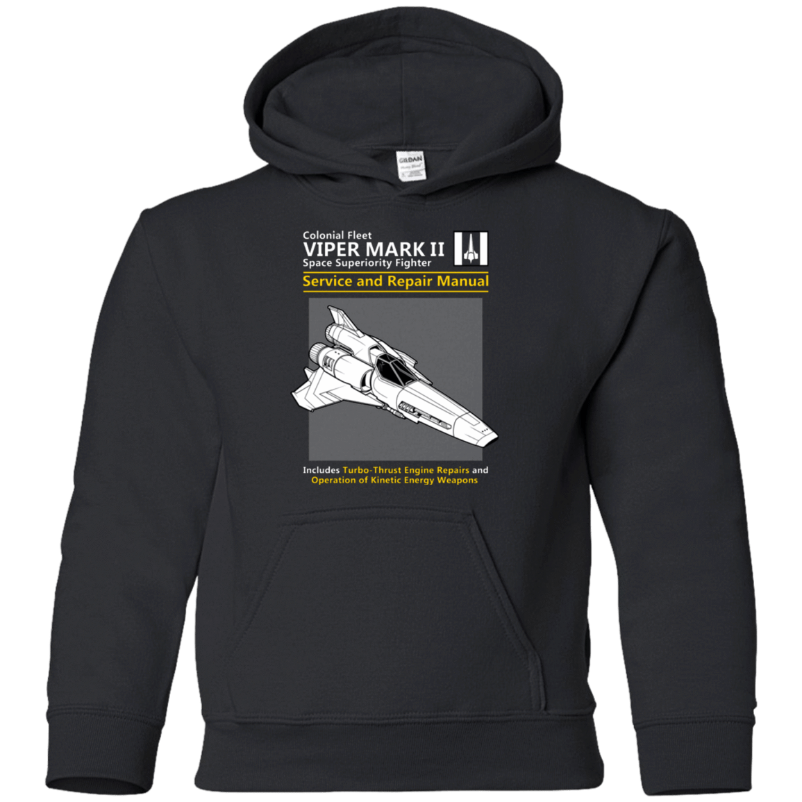 Sweatshirts Black / YS VIPER SERVICE AND REPAIR MANUAL Youth Hoodie