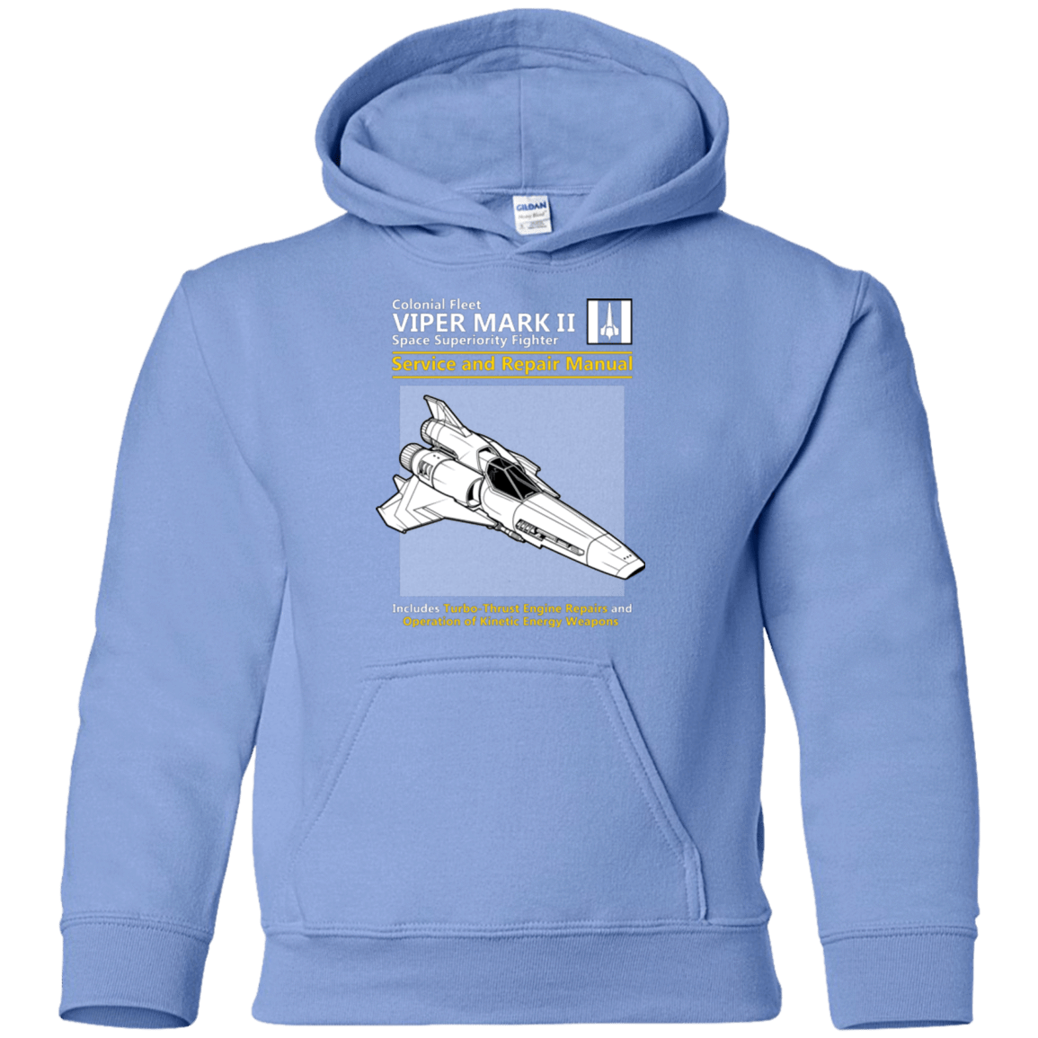 Sweatshirts Carolina Blue / YS VIPER SERVICE AND REPAIR MANUAL Youth Hoodie