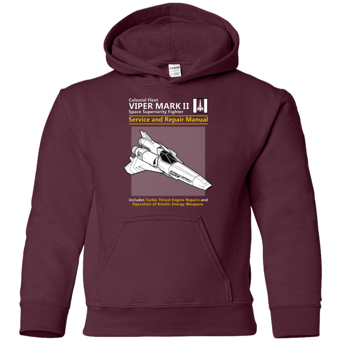 Sweatshirts Maroon / YS VIPER SERVICE AND REPAIR MANUAL Youth Hoodie